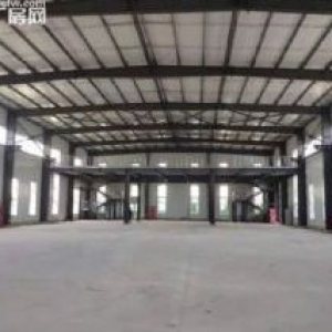14米层高钢架厂房 带院坝带卸货平台 